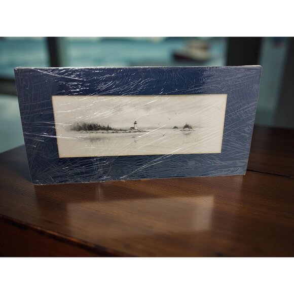 Vintage Virginia Miller Original Lighthouse Lithograph - Picture 3 of 7